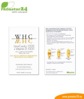 UnoCardio 1000 + Vitamin D 1000 OMEGA-3 Fettsäuren