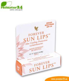 Aloe Vera Sun Lips Lippenstift mit UV-Schutz
