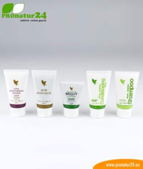 Aloe Vera Reise Set. Das Travel Kit von forever für unterwegs.