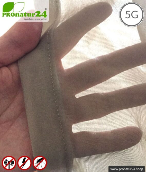 Abschirmender Baldachin Elektrosmog PRO all inclusive. Kasten Doppelbett Set. Abschirmung Funk bis 50 dB. Erdbar. Wirkungsvoll gegen 5G!