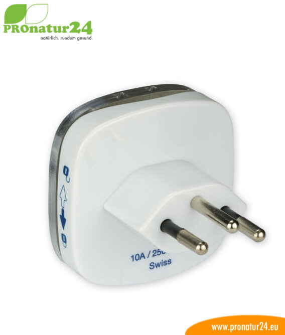 Erdungsstecker Typ J, SEV 1011 zur Erdung vom zB. Elektrosmog Baldachin PRO