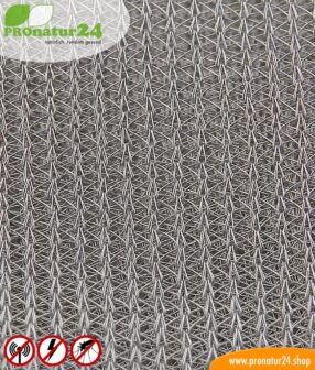 Abschirmstoff Silver Tricot im Detal