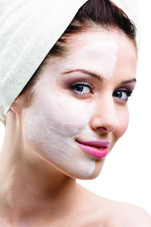 Pflegende Gesichtsmaske für die Haut