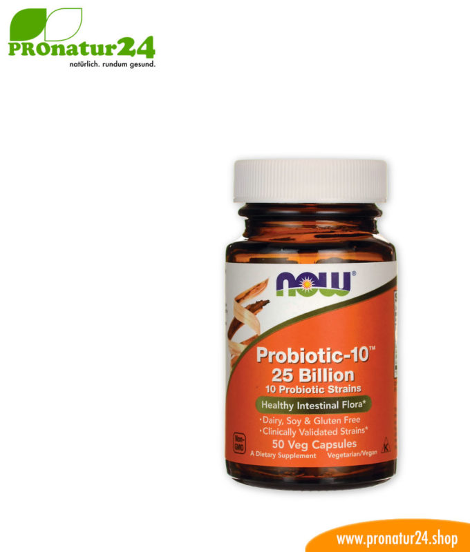 PROBIOTIC-10 25 BILLION | Bakterienstämme für den Darm