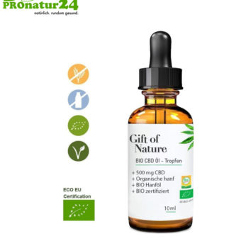 BIO HANFÖL bzw. CBD (Cannabidiol) von der Cannabis (Hanf) Pflanze