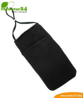 Handyhülle eWall mit Strahlenschutz | Handytasche mit 3in1 Schutz inkl. Datenschutz RFID + 5G | Wendbare Sonderedition schwarz-blau | Exklusiv von PROnatur24® – Bild 5