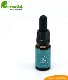 CBD E-LIQUID der Cannabis Pflanze mit 1 % CBD Anteil. Ohne THC.