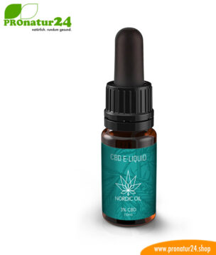 CBD E-LIQUID der Cannabis Pflanze mit 3 % bzw. 300 mg CBD. Ohne THC. Für E-Zigaretten und E-Pfeifen. Für Nichtraucher geeignet! 10 CBD E-LIQUID der Cannabis Pflanze mit 3 % CBD Anteil. Ohne THC.