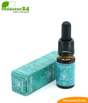 CBD E-LIQUID der Cannabis Pflanze mit 3 % CBD Anteil. Ohne THC.