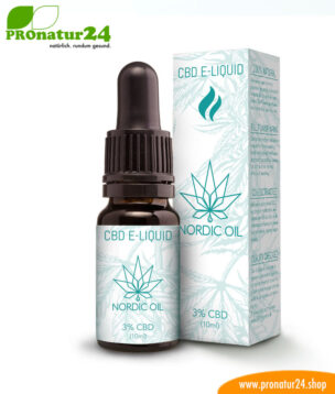 CBD E-LIQUID der Cannabis Pflanze mit 3 % bzw. 300 mg CBD. Ohne THC. Für E-Zigaretten und E-Pfeifen. Für Nichtraucher geeignet! 1 CBD E-LIQUID der Cannabis Pflanze mit 3 % CBD Anteil. Ohne THC.