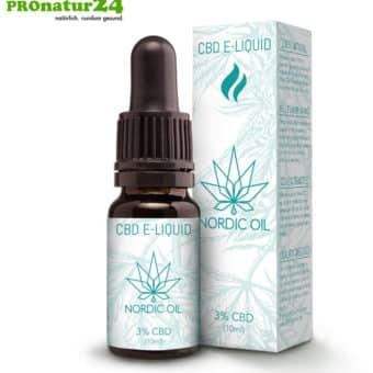CBD E-LIQUID der Cannabis Pflanze mit 3 % bzw. 300 mg CBD. Ohne THC. Für E-Zigaretten und E-Pfeifen. Für Nichtraucher geeignet!