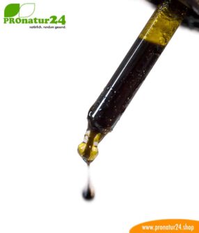 CBD Hanföl der Cannabis Pflanze mit 15 % CBD Anteil. Ohne THC.