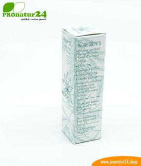 CBD Hanföl der Cannabis Pflanze mit 15 % CBD Anteil. Ohne THC.