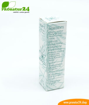 CBD HANFÖL der Cannabis Pflanze mit 15 % CBD Anteil. Ohne THC. Biologisch und vegan produziert von Nordic Oil. 14 CBD Hanföl der Cannabis Pflanze mit 15 % CBD Anteil. Ohne THC.