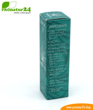 CBD HANFÖL der Cannabis Pflanze mit 5 % CBD Anteil. Ohne THC. Biologisch und vegan produziert von Nordic Oil. 14 CBD Hanföl der Cannabis Pflanze mit 5 % CBD Anteil. Ohne THC.
