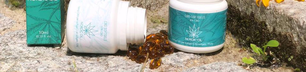 CBD Softgel Kapseln von Nordic Oil aus Skandinavien als Alternative zum Hanföl. Biologische Qualität.