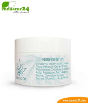 IDUN CBD Feuchtigkeitscreme. Hautcreme für eine optimale Hydratisierung mit der Kraft der Cannabis Pflanze. Ohne THC. Vegan.