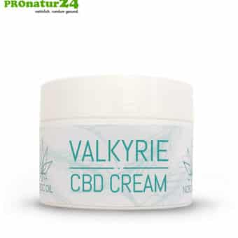 VALKYRIE CBD Hautcreme. Unterstützung und Hilfe bei AKNE auch mit der Kraft der Cannabis Pflanze. Ohne THC. Vegan.
