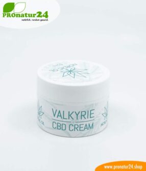 VALKYRIE CBD Hautcreme. Unterstützung und Hilfe bei AKNE auch mit der Kraft der Cannabis Pflanze. Ohne THC. Vegan.