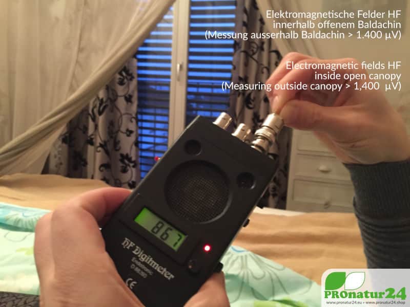 Baldachin Elektrosmog Pro, Österreich, Lauterach
