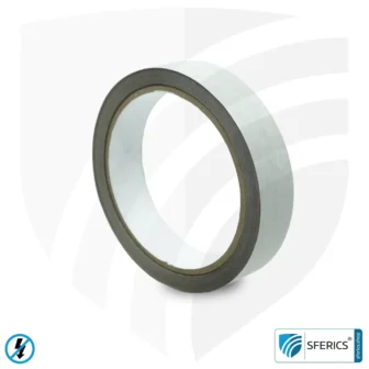 Erdungsband EB1, selbstklebend | Erdung von Abschirmfarbe, Abschirmgewebe oder Abschirmvlies | 10 Meter Länge