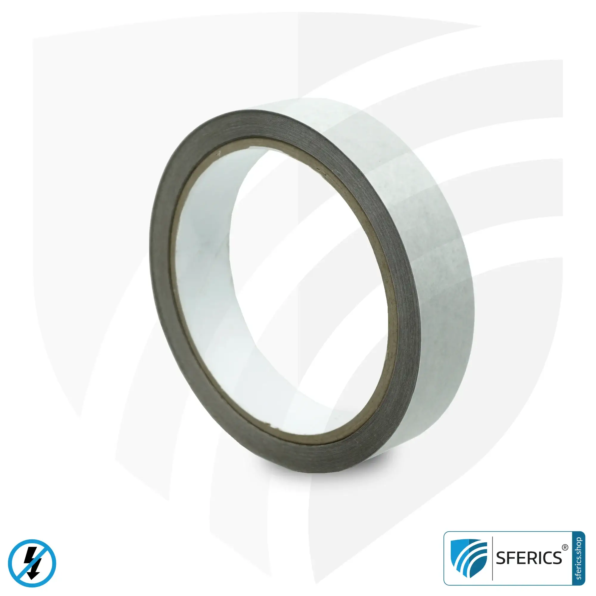 Erdungsband EB1, selbstklebend | Erdung von Abschirmfarbe, Abschirmgewebe oder Abschirmvlies | 10 Meter Länge 3 Erdungsband EB1, selbstklebend | Erdung von Abschirmfarbe, Abschirmgewebe oder Abschirmvlies | 10 Meter Länge