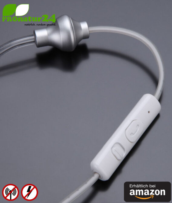 KKmoon AirTube Monaural In-Ear-Headset auf Amazon. Gegen Elektrosmog mittels Luftschlauch. Klinkenstecker. Für iOS und Android.