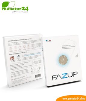 FAZUP gold. Passive Antenne zur Reduktion vor Mobilfunkstrahlung! Innovativer Schutz vor Elektrosmog von iPhone, Samung, Huawei. Aufzukleben wie Chip zu Harmonisierung.