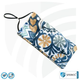 Handyhülle eWall | Handyhülle Design felix.blau | Anti Elektrosmog inkl. 5G | 3in1 Schutz inkl. RFID Datenschutz | iPhone, Android, Smartphone, usw.