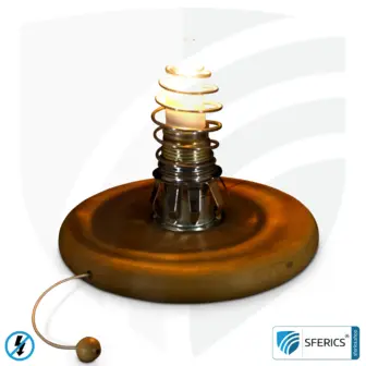 Geschirmter Lampensockel | Zum Nachrüsten von z.B. Salzkristall Leuchten und geeigneten Lampenschirmen | E14 Fassung. 15 Watt. 8 Geschirmter Lampensockel | Zum Nachrüsten von z.B. Salzkristall Leuchten und geeigneten Lampenschirmen | E14 Fassung. 15 Watt.