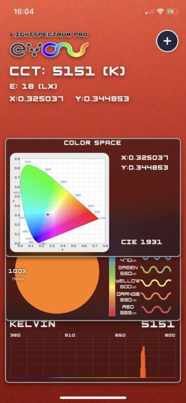 Lightspectrum Pro EVO für iOS