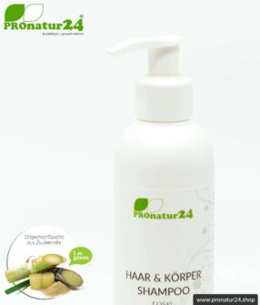 SHAMPOO rose. "Nackt sein" genießen mit allen Sinnen! Haar & Körper Shampoo mit edlem ätherischen Rosenöl. Liebkosendes duschen & baden neu definiert + einem Herz für die Natur. 200 ml Füllmenge.