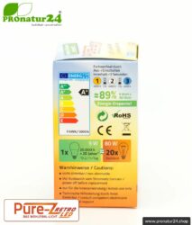 pure z retro tricolor biolicht packung energiewerte pronatur24 884 compressor