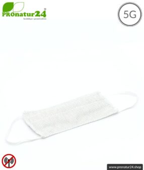 ANTIWAVE Schutz Maske für Mund und Nase | aus Abschirmstoff mit antibakterieller Wirkung | 3x Maximum in Hygiene, Wirkung und Tragekomfort!