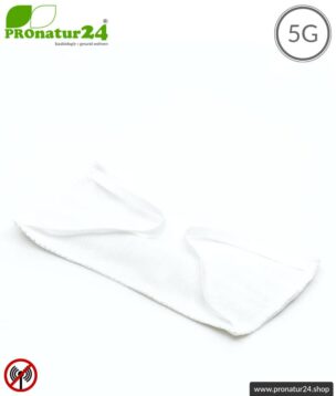 ANTIWAVE Schutz Maske für Mund und Nase | aus Abschirmstoff mit antibakterieller Wirkung | 3x Maximum in Hygiene, Wirkung und Tragekomfort!