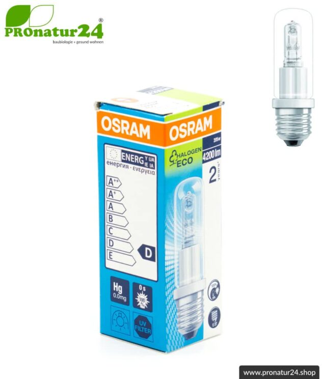 205 Watt Halogen Leuchtmittel HALOLUX CERAM® | Modell 64404 ECO von OSRAM | Extrem hell. Warmweiß. E27.