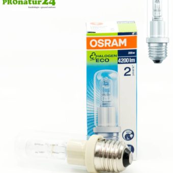 205 Watt Halogen Leuchtmittel HALOLUX CERAM® | Modell 64404 ECO von OSRAM | Extrem hell. Warmweiß. E27.