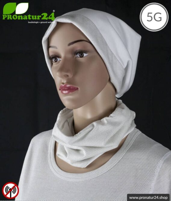 ANTIWAVE abschirmender Schlauchschal Scarf | Schutz vor Elektrosmog HF mit Wirkungsgrad bis 99,9 % (Handy, WLAN, LTE) | 5G ready!