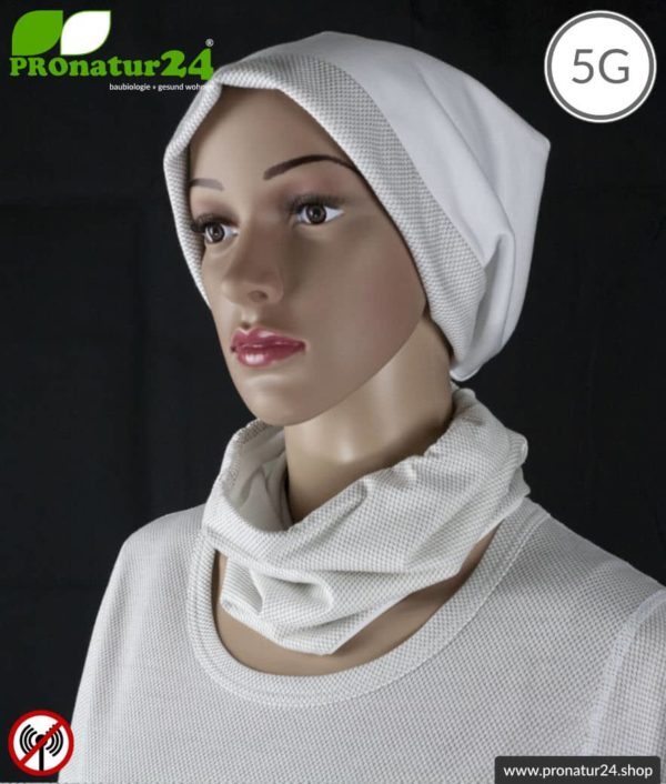 ANTIWAVE abschirmender Schlauchschal Scarf | Schutz vor Elektrosmog HF mit Wirkungsgrad bis 99,9 % (Handy, WLAN, LTE) | 5G ready!