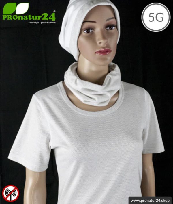 ANTIWAVE abschirmender Schlauchschal Scarf | Schutz vor Elektrosmog HF mit Wirkungsgrad bis 99,9 % (Handy, WLAN, LTE) | 5G ready!
