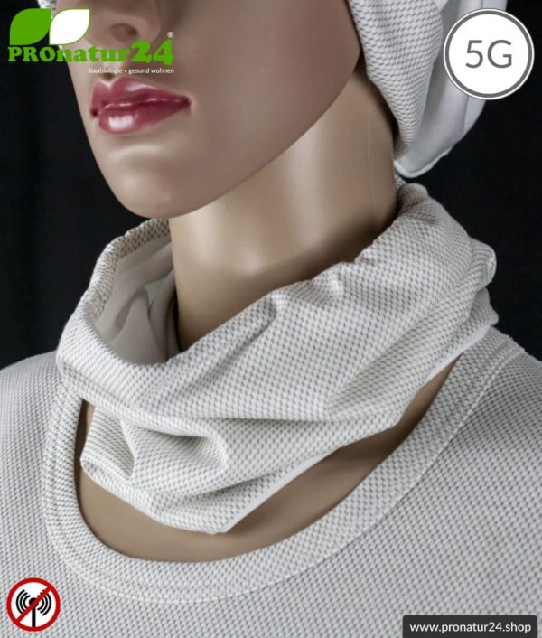 ANTIWAVE abschirmender Schlauchschal Scarf | Schutz vor Elektrosmog HF mit Wirkungsgrad bis 99,9 % (Handy, WLAN, LTE) | 5G ready!