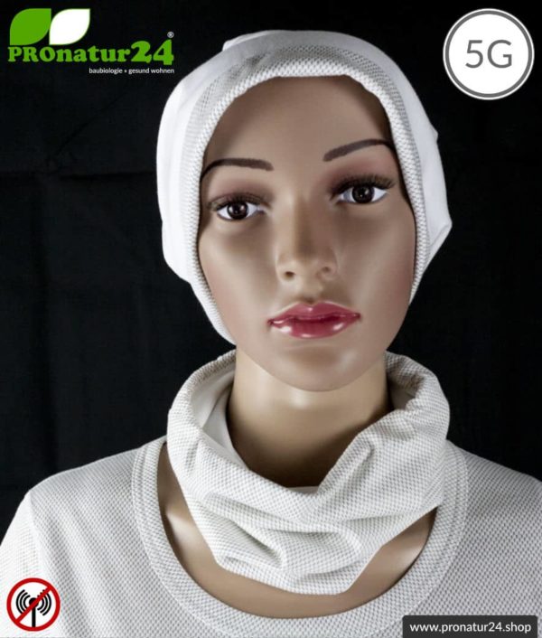 ANTIWAVE abschirmender Schlauchschal Scarf | Schutz vor Elektrosmog HF mit Wirkungsgrad bis 99,9 % (Handy, WLAN, LTE) | 5G ready!