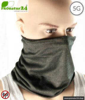 ANTIWAVE abschirmender Schlauchschal Scarf | Schutz vor Elektrosmog HF mit Wirkungsgrad bis 99,9 % (Handy, WLAN, LTE) | 5G ready!