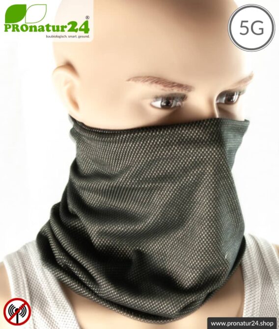 ANTIWAVE abschirmender Schlauchschal Scarf | Schutz vor Elektrosmog HF mit Wirkungsgrad bis 99,9 % (Handy, WLAN, LTE) | 5G ready!
