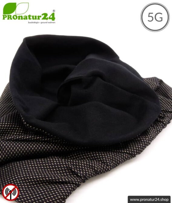 ANTIWAVE abschirmender Schlauchschal Scarf | Schutz vor Elektrosmog HF mit Wirkungsgrad bis 99,9 % (Handy, WLAN, LTE) | 5G ready!
