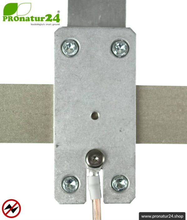 Erdungsplatte GS2, 40x80 mm