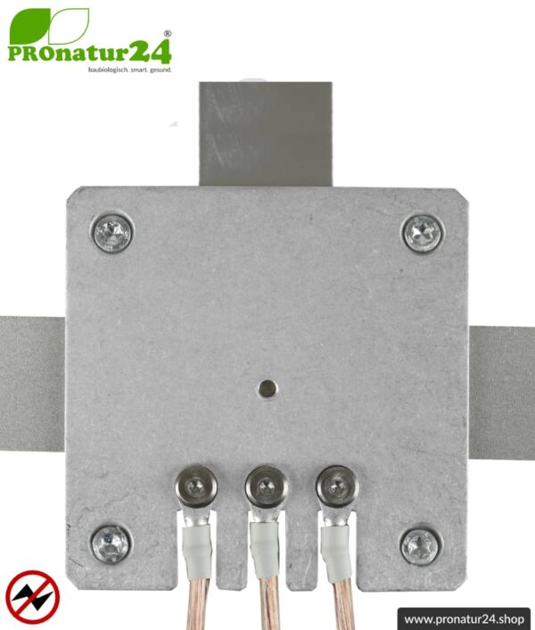Erdungsplatte GS3, 80x80 mm.