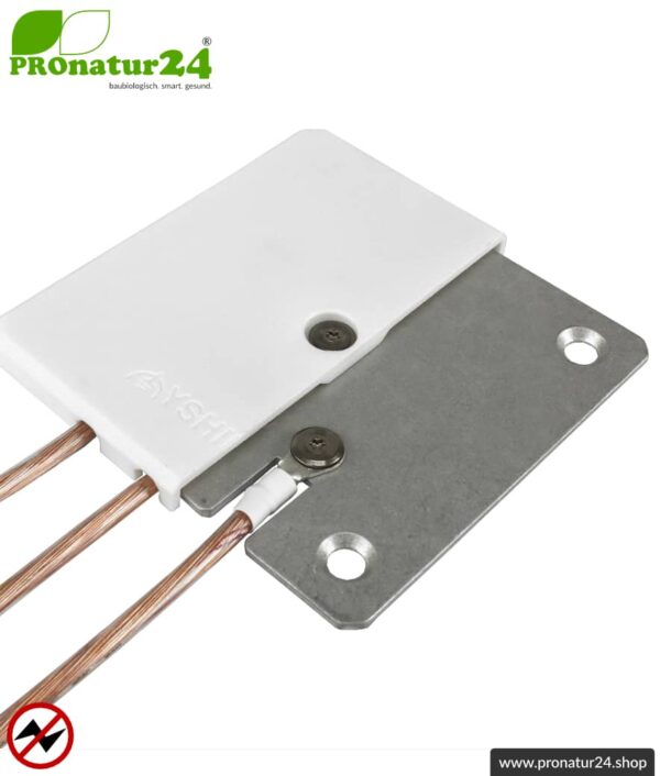 Erdungsplatte GS3, 80x80 mm.