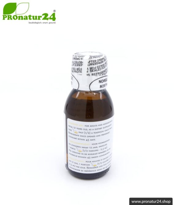 WHC UnoCardio ® Fish Oil | hochkonzentriertes Fischöl | natürlicher Geschmack nach Orangen | OMEGA-3 Fettsäuren | 100 ml Füllmenge