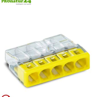 Mosel-ElektroWago 2273-205 Steckklemmen bis 2,5mm² 5polig transparent  2273205 günstig kaufen hier im Onlineshop